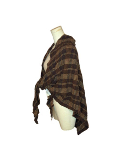 ALBUM DI FAMIGLIA/TARTAN TRIANGLE SCARF[25W45-45］[48-252-004]