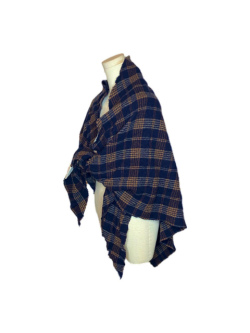 ALBUM DI FAMIGLIA/TARTAN TRIANGLE SCARF[25W45-45］[48-252-004]