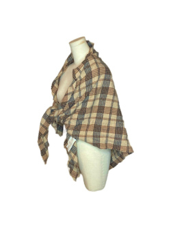 ALBUM DI FAMIGLIA/TARTAN TRIANGLE SCARF[25W45-45］[48-252-004]