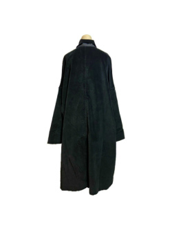 Album Di Familia ベルベットフーディコート Album di Famiglia Velvet Hooded Coat in Light Grey | Santa